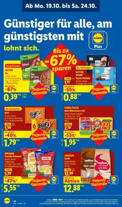 BIFI, Versch. Sorten. Je 6x 20/3x 45/5x 20 g ab 19.10.2026 gültig | Seite: 20