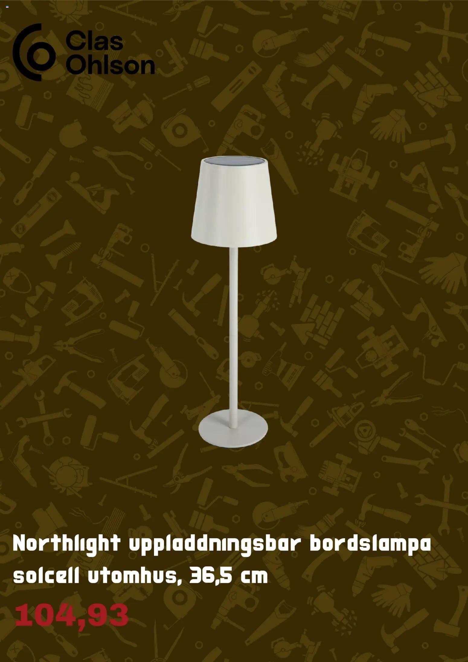 Clas Ohlson reklamblad aktuell från 19.05.2026 | Sida: 7 | Produkter: Bordslampa
