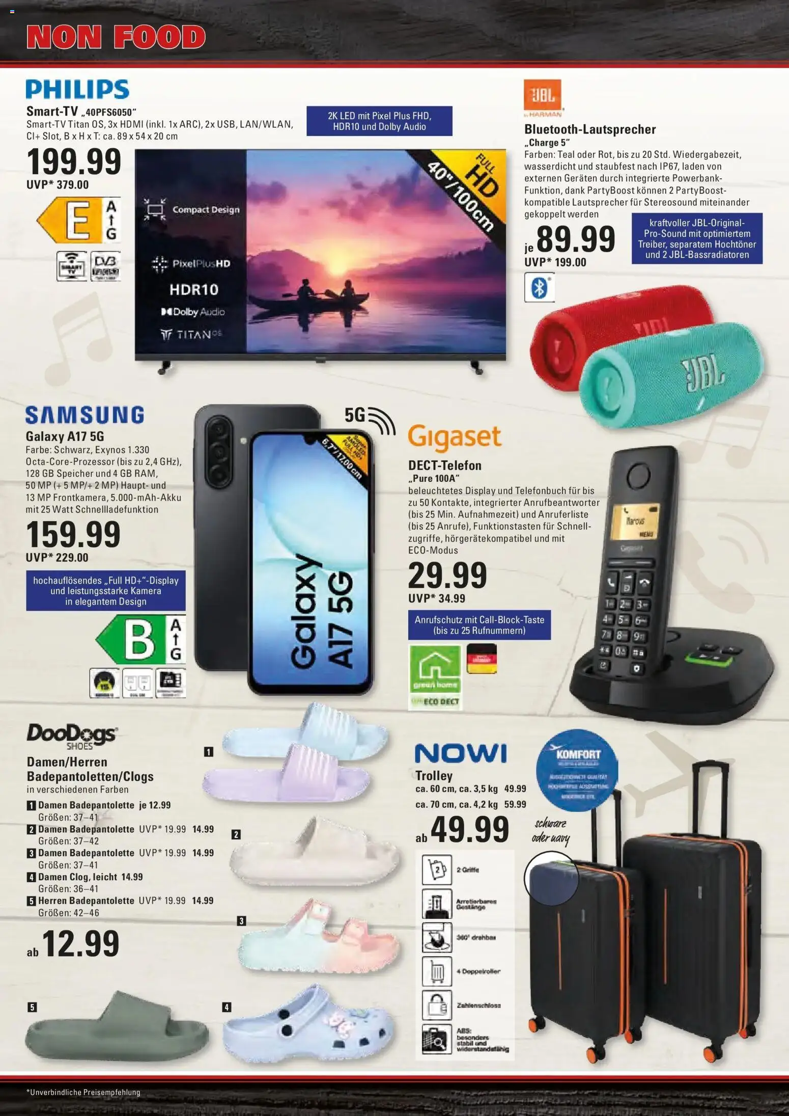 Edeka Prospekt Stade – gültig ab 17.05.2026 | Seite: 18 | Produkte: Kamera, Philips, Lautsprecher, Audio