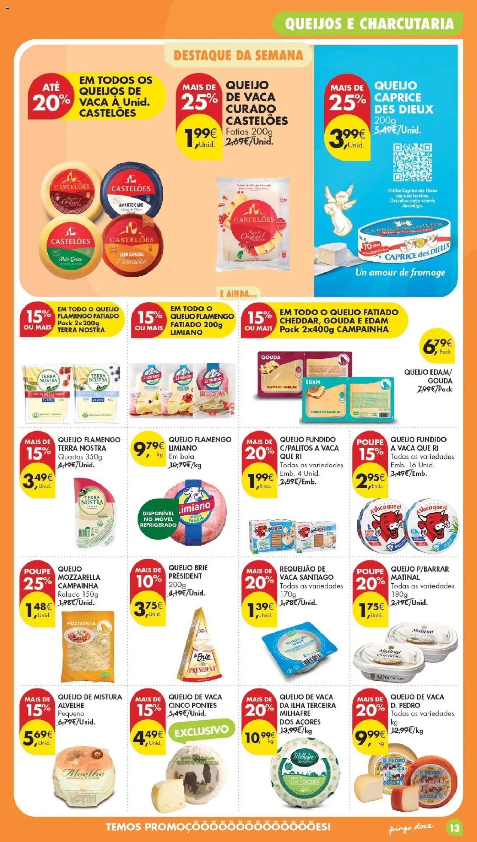 Pingo Doce Poupe Esta Semana Madeira │ válido de 11/08/2026 | Página: 13 | Produtos: Bolo, Campainha, Queijo, Requeijão
