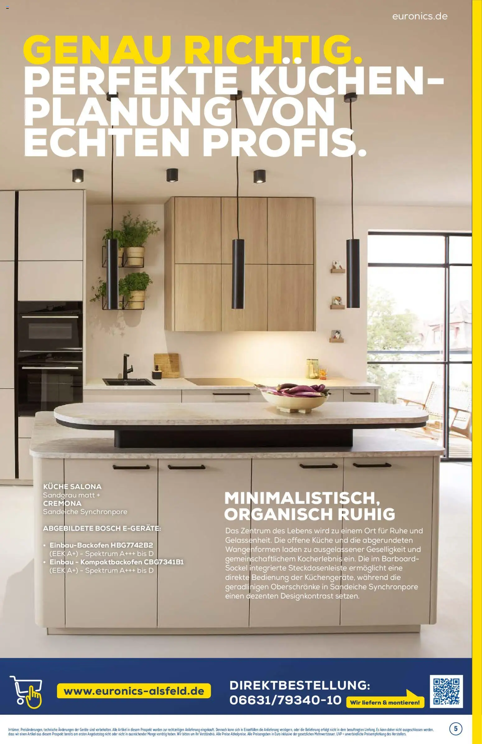 Euronics  Aktueller Prospekt – gültig ab 04.07.2026 | Seite: 5 | Produkte: Bosch, Küche, Kuchen