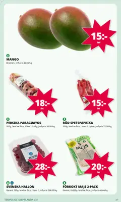 Tempo erbjudanden - Förhandsvisning av reklamblad från butik Tempo aktuell från 27/07/2026 | Sida: 2