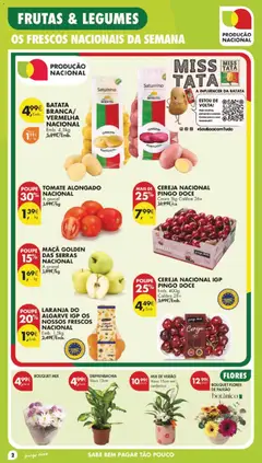 Pré-visualização Pingo Doce folheto válido de 30/06/2026 | Página: 2 | Produtos: Flores, Caixa, Vaso, Tomate