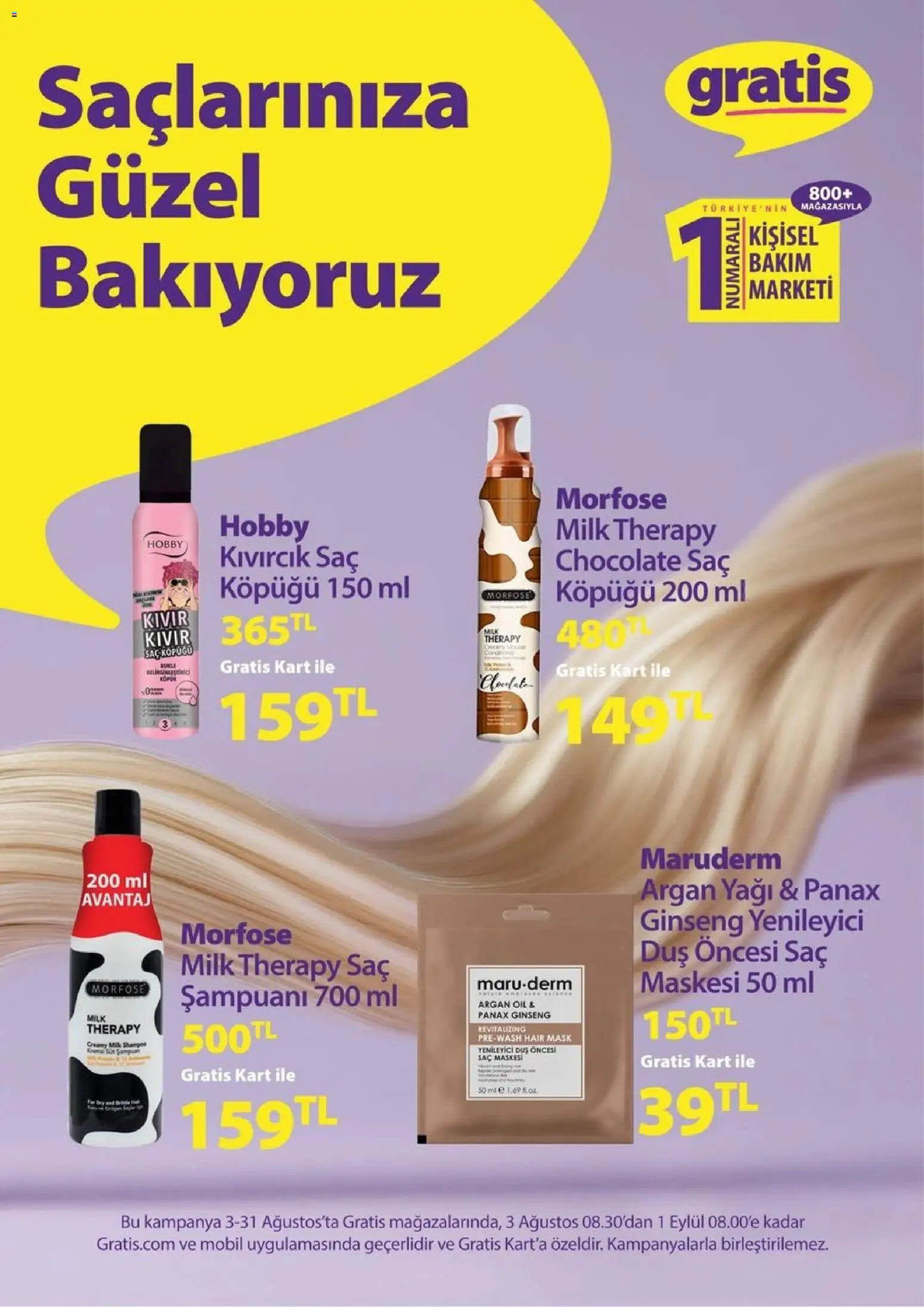 Gratis Güncel katalog - 03 Ağustos 2026 tarihinden itibaren geçerlidir | Sayfa: 4 | Ürünler: Duş, Ginseng, Saç maskesi