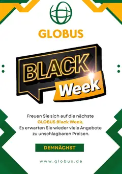 Globus Black Friday Ankündigung ab 28.10.2026 gültig