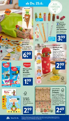 Aldi Süd Prospekt ab 22.06.2026 gültig | Seite: 9 | Produkte: Home creation, Notizbuch