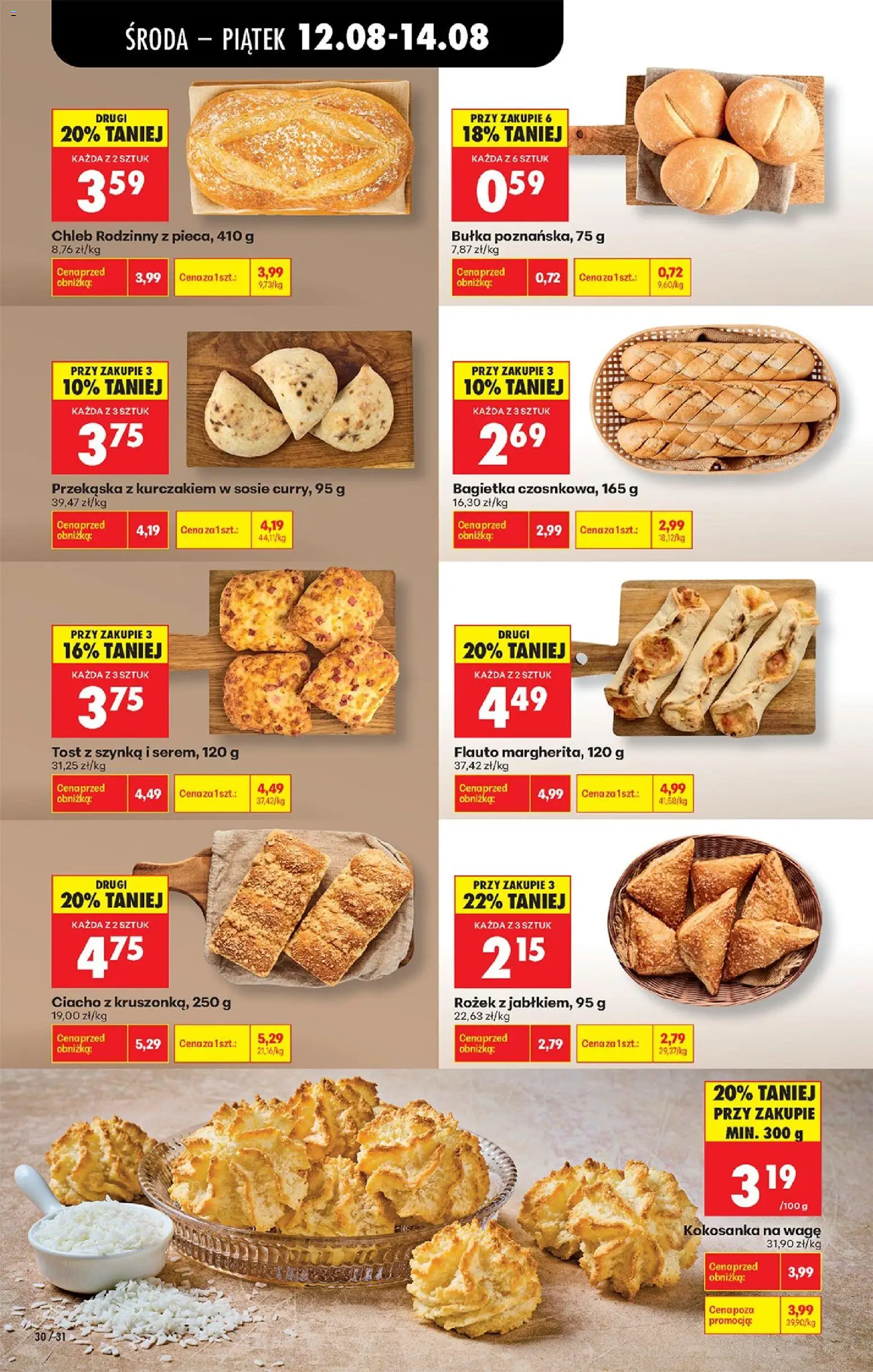 Biedronka Polsko leták - Codziennie niskie ceny od 12.08.2026 | Strana: 44 | Produkty: Chléb