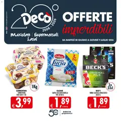 Anteprima del volantino Decò volantino Maxistore, Supermercati, Local Sicilia valido a partire dal 30/06/2026