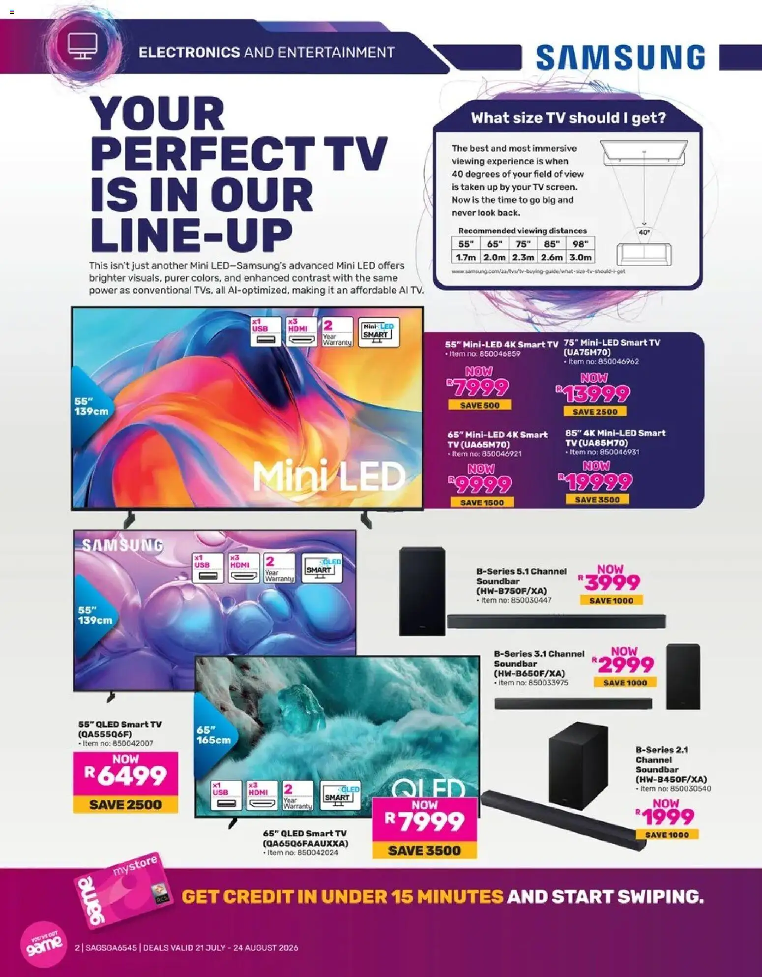 Game Catalogue electronics mania valid from 21/07/2026 | Page: 2 | Products: Tv, Game