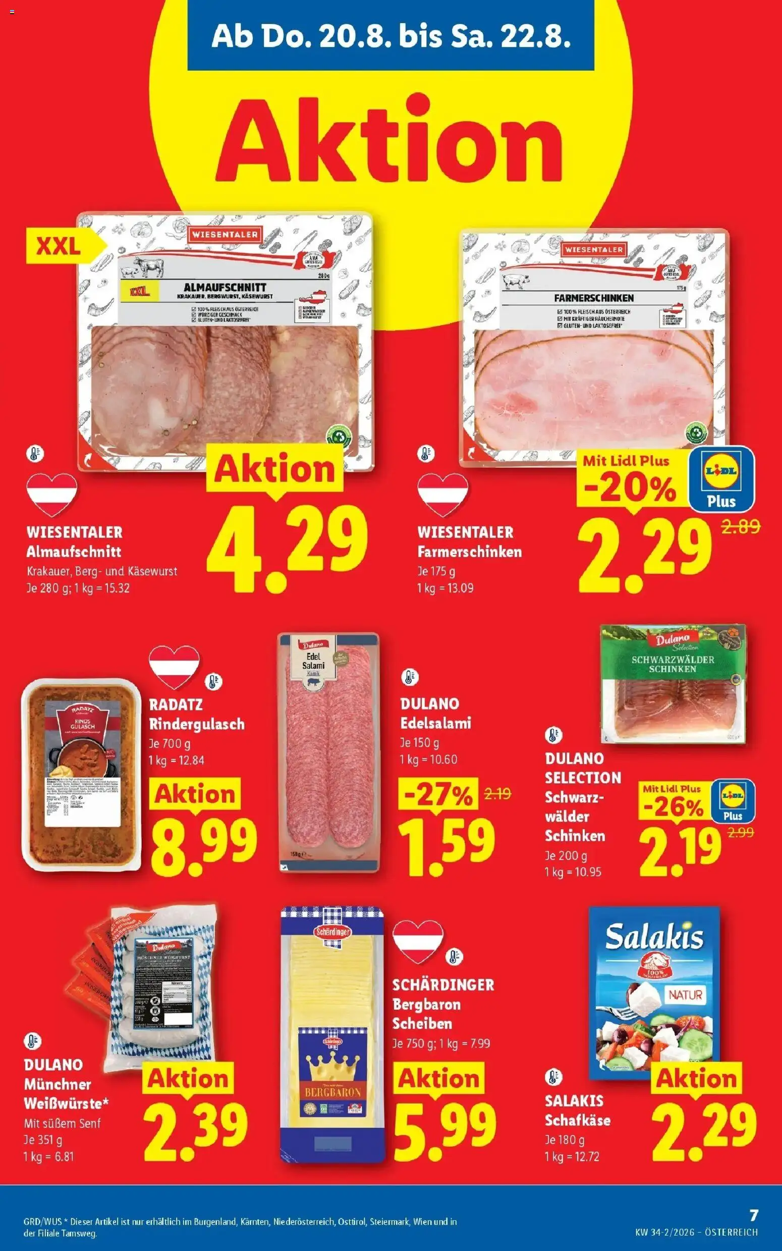 Lidl Flugblatt - Wien ab 16.08.2026 - Angebote ab donnerstag | Seite: 9