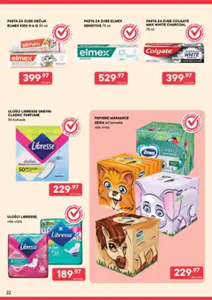 PerSu katalog Trajno niske cene - pregled PerSu kataloga - važi od 01.08.2026 | Strana: 22 | Proizvode: Papirne maramice, Pasta, Ulošci, Pasta za zube