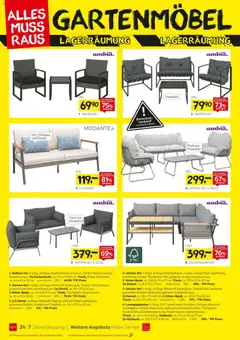 XXXLutz Gartenmöbelabverkauf ab 01.08.2026 gültig | Seite: 6 | Produkte: Kissen, Tisch, Gartenmöbel