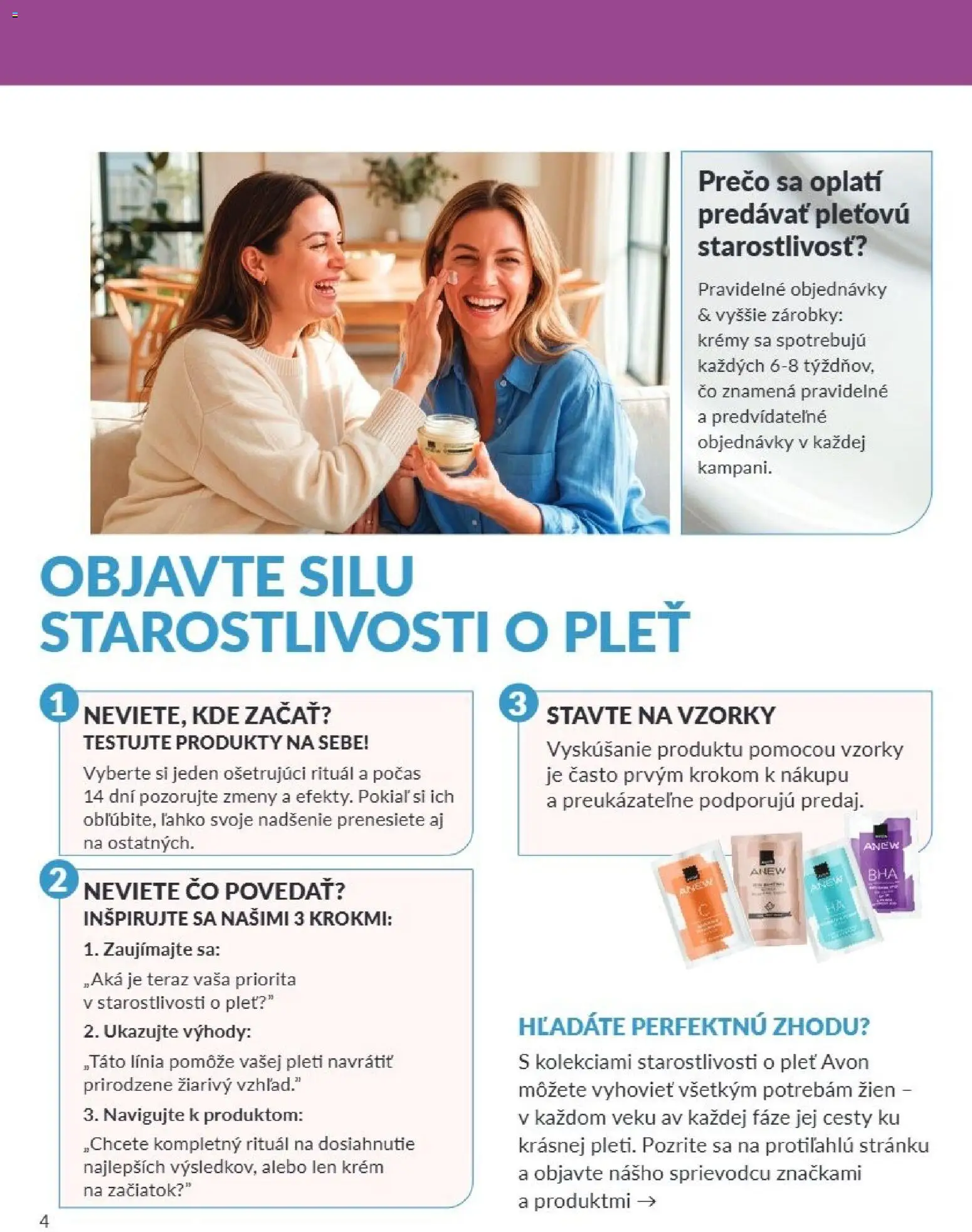 Nové Avon akcie – leták je platný od 01.08.2026 | Strana: 4 | Produkty: Krém