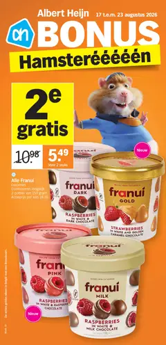 Albert Heijn Folder week / de la semaine 34 - Voorbeeld van een folder van Albert Heijn, geldig van 17/08/2026