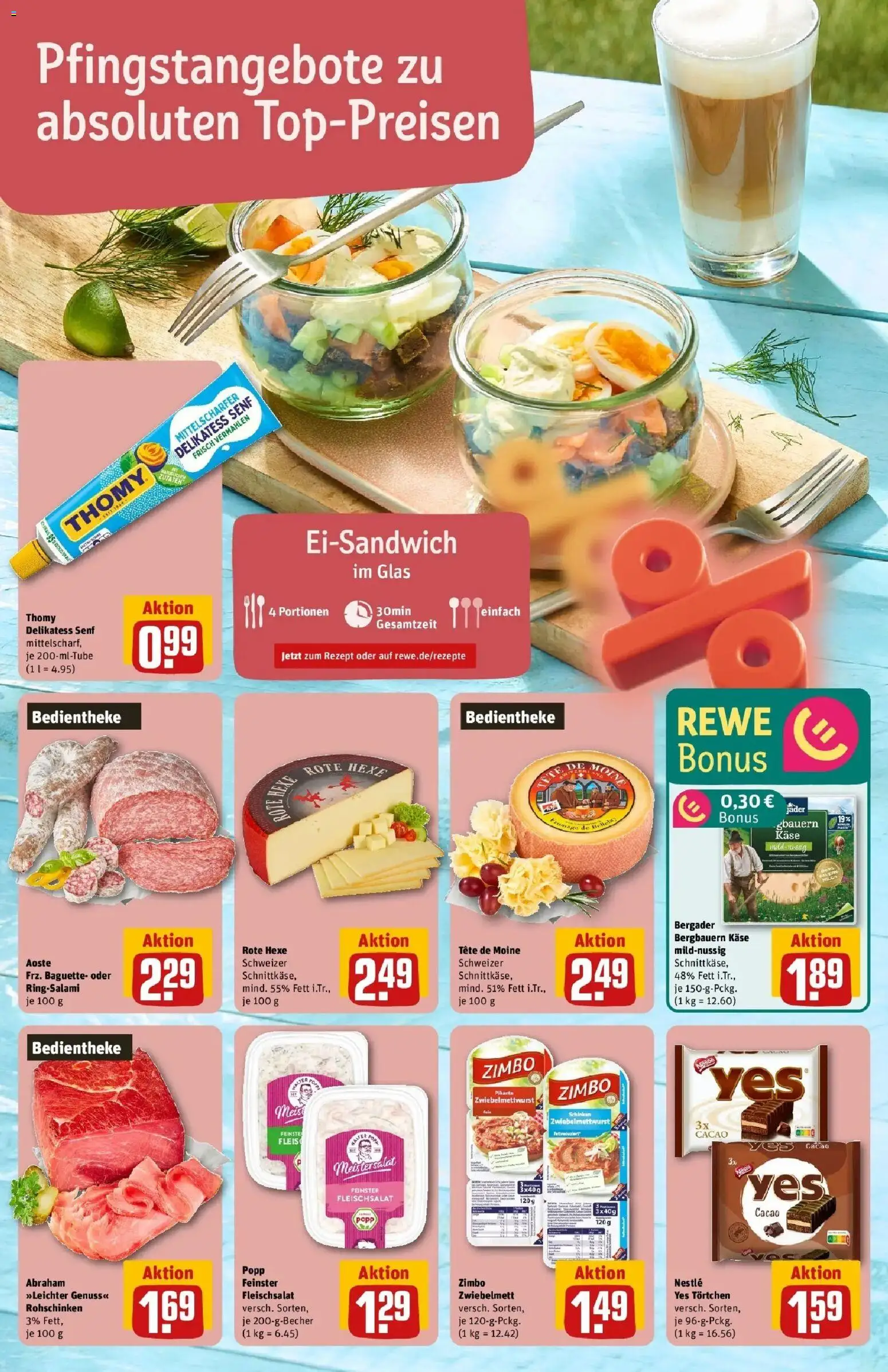 Rewe Prospekt Berlin / Friedrichsfelde – gültig ab 17.05.2026 | Seite: 4 | Produkte: Käse, Baguette, Salami