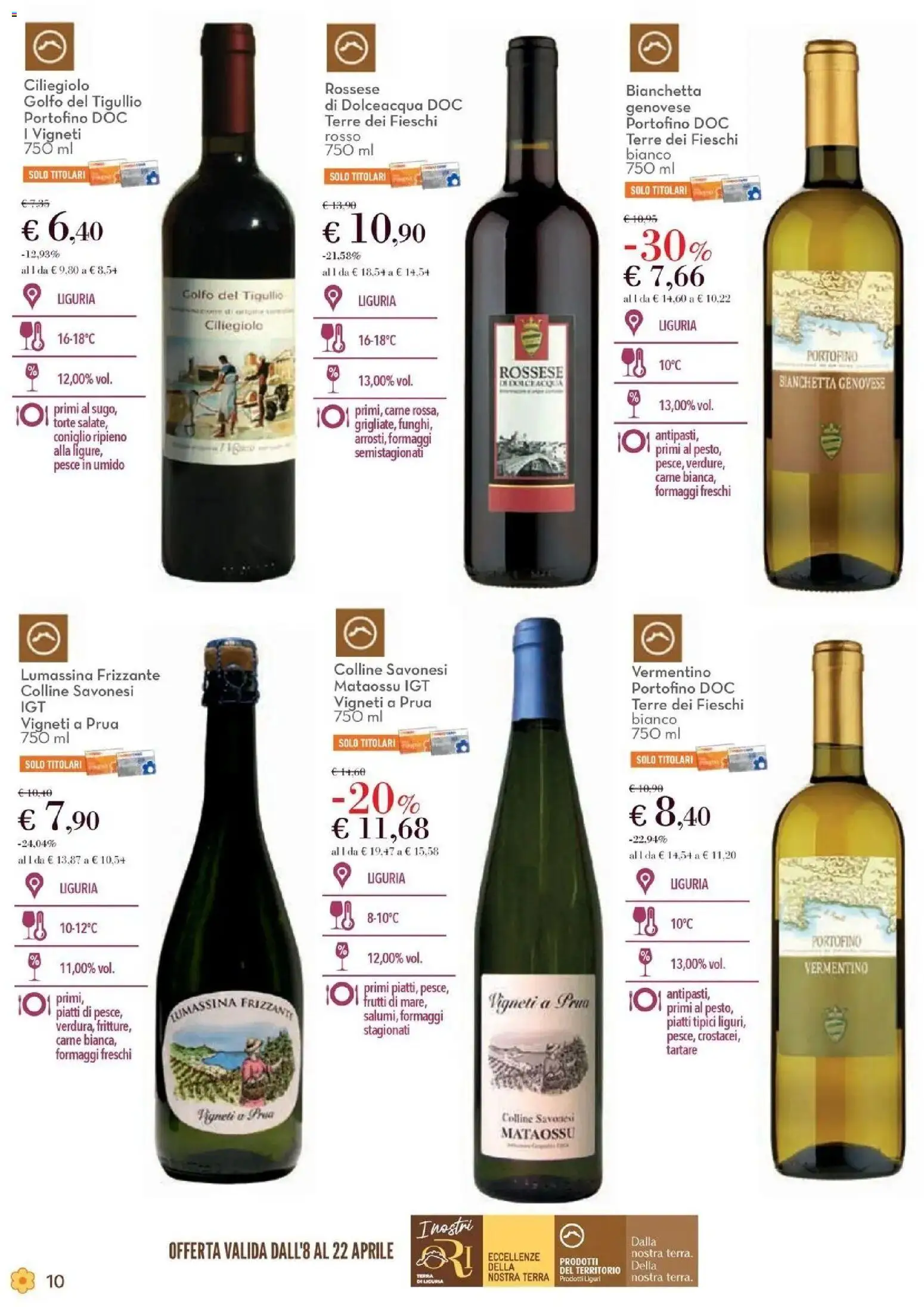 Volantino Conad del 08.04.2026 | Pagina: 10 | Prodotti: Pesce, Terra