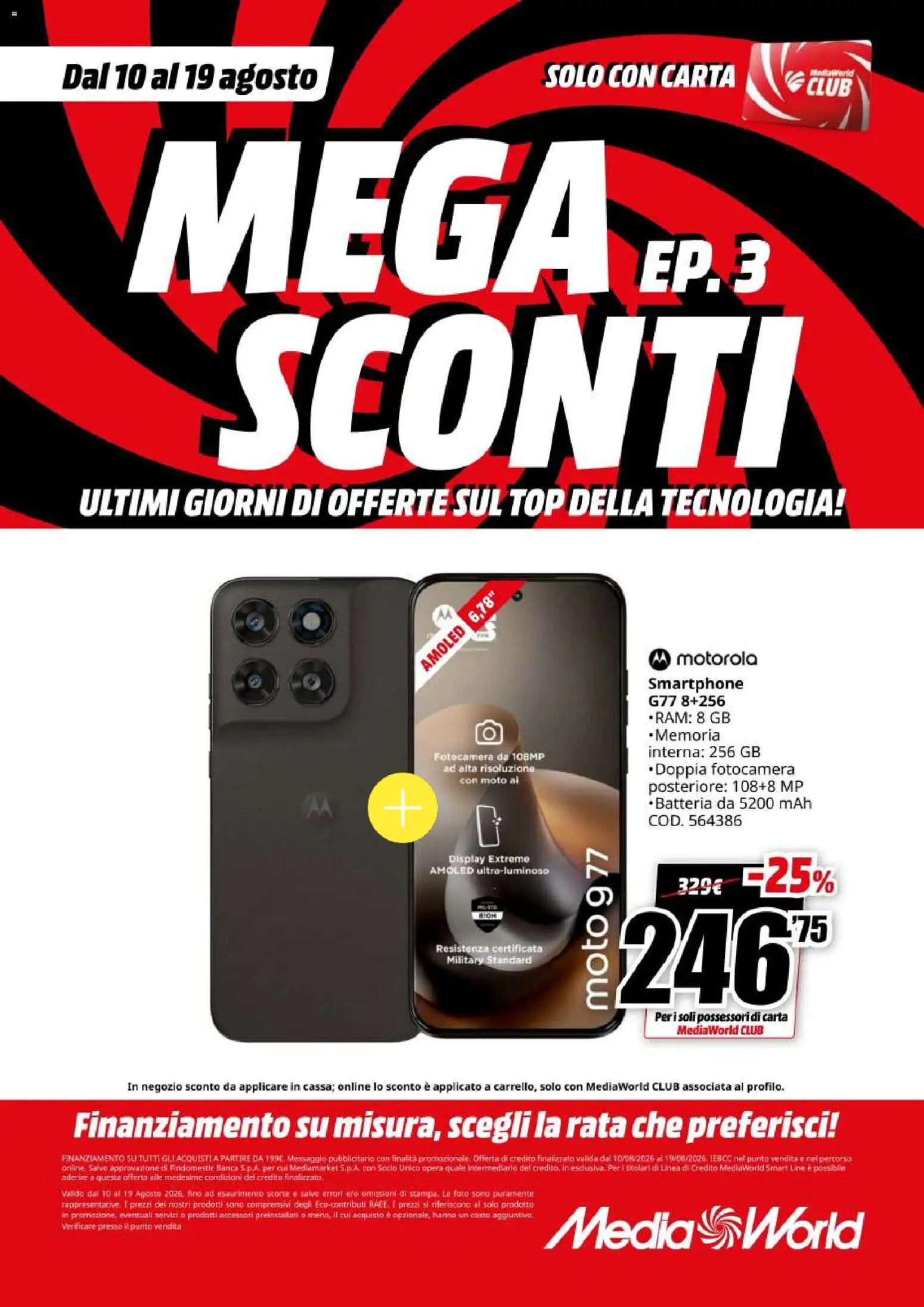 Volantino Media World del 10/08/2026 | Pagina: 6