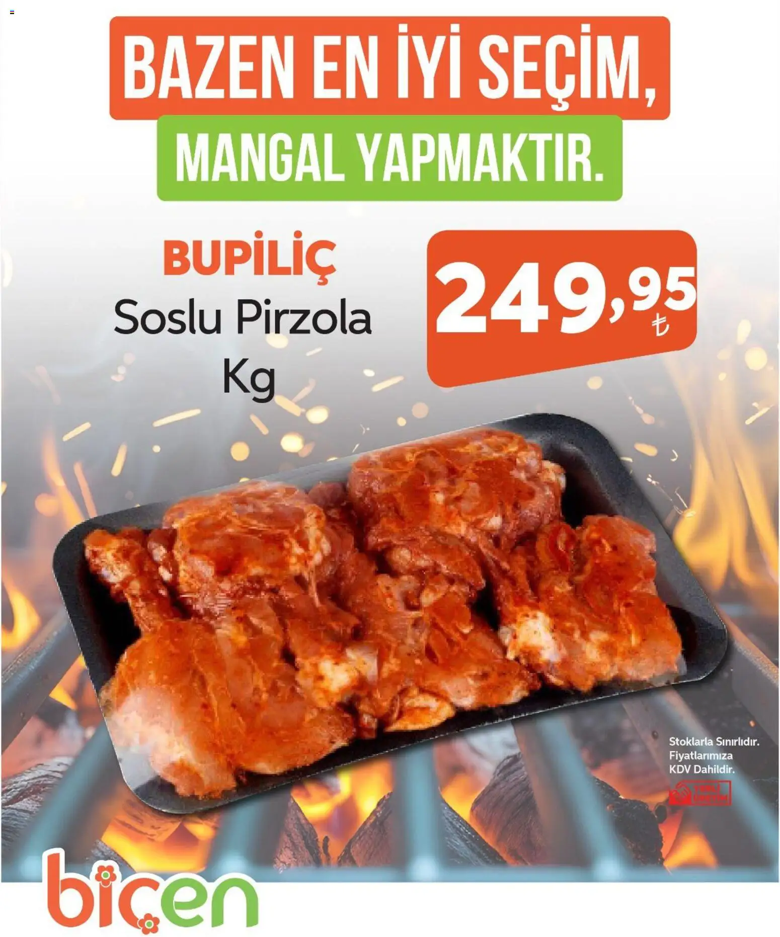 Biçen Market - Mangal Yapmaktır - 22.05.2026 tarihinden itibaren geçerlidir | Sayfa: 2 | Ürünler: Pirzola