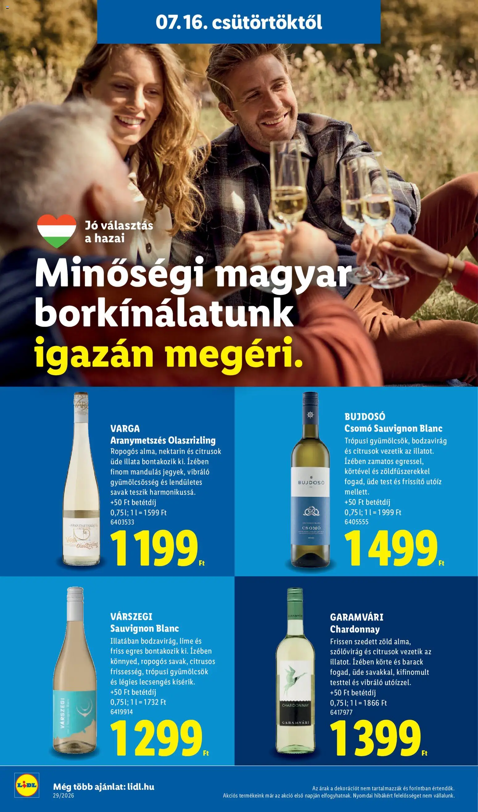 Lidl akciós ujság - amely érvényes a következő dátumtól: 2026.07.16. | Oldal: 30 | Termékek: Lime, Nektarin, Körte