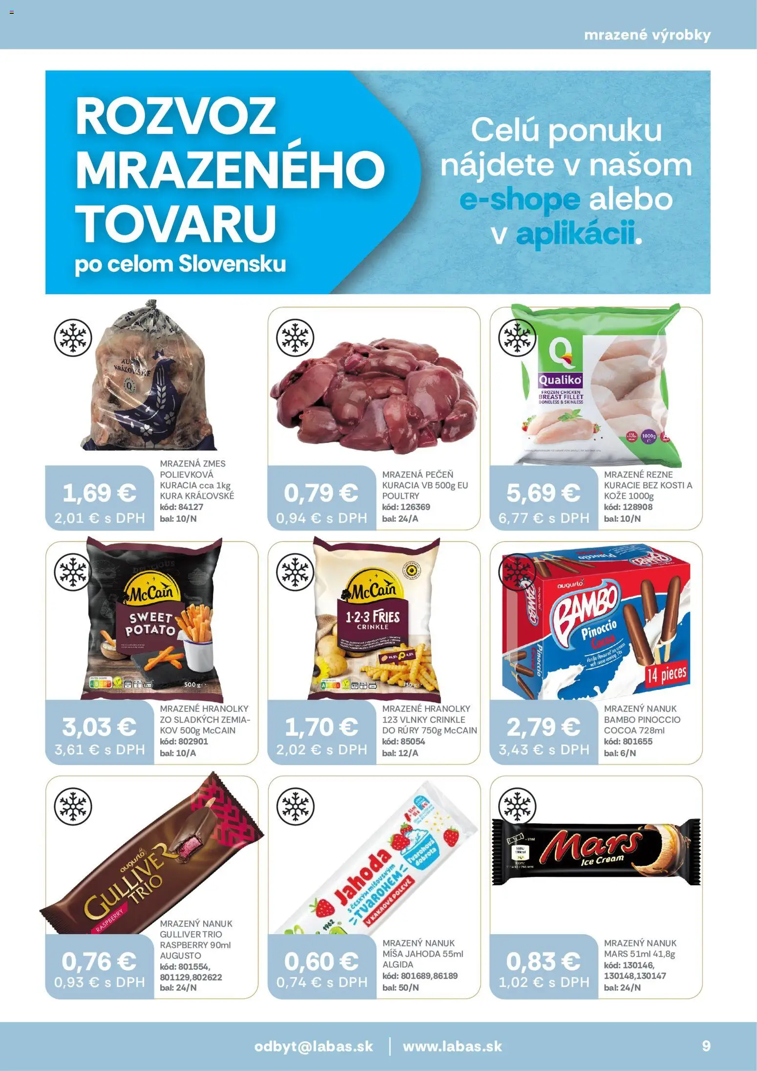Nové Labaš akcie – leták je platný od 05.06.2026 | Strana: 9 | Produkty: Nanuk
