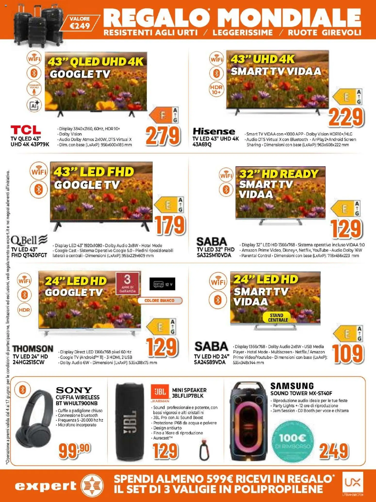Volantino Expert del 04.06.2026 | Pagina: 6 | Prodotti: Acqua, Audio, Microfono, USB
