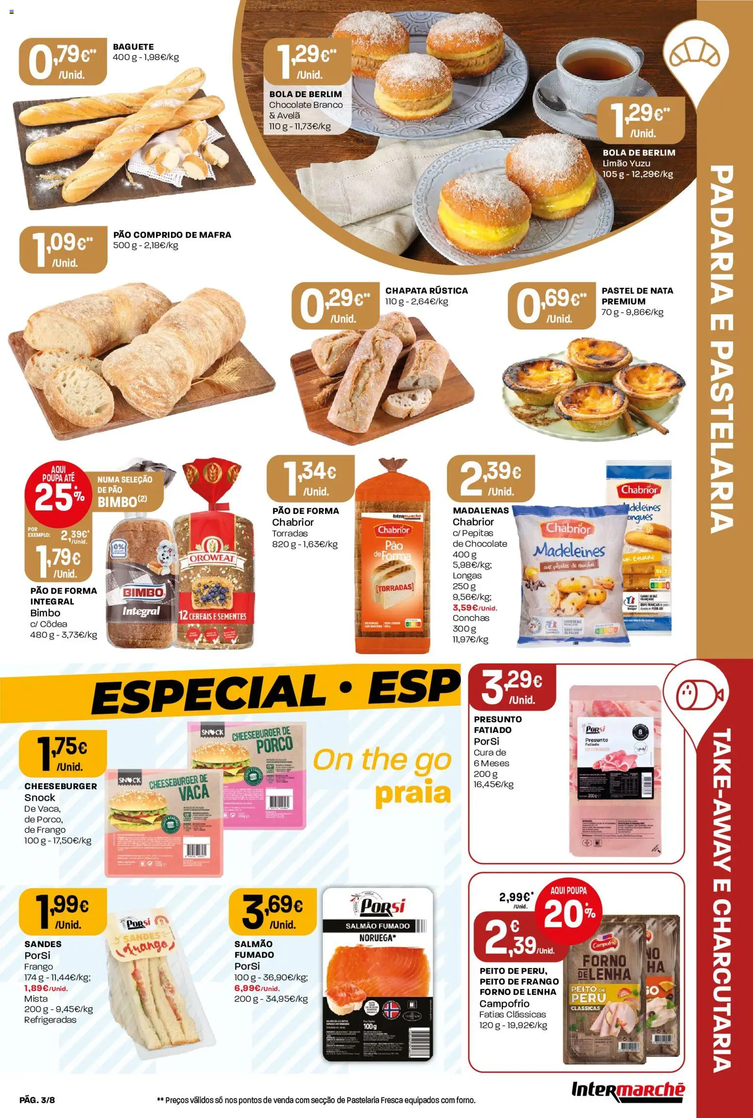Intermarché Folheto Mini │ válido de 16/07/2026 | Página: 3 | Produtos: Pão de forma, Frango, Pão, Nata