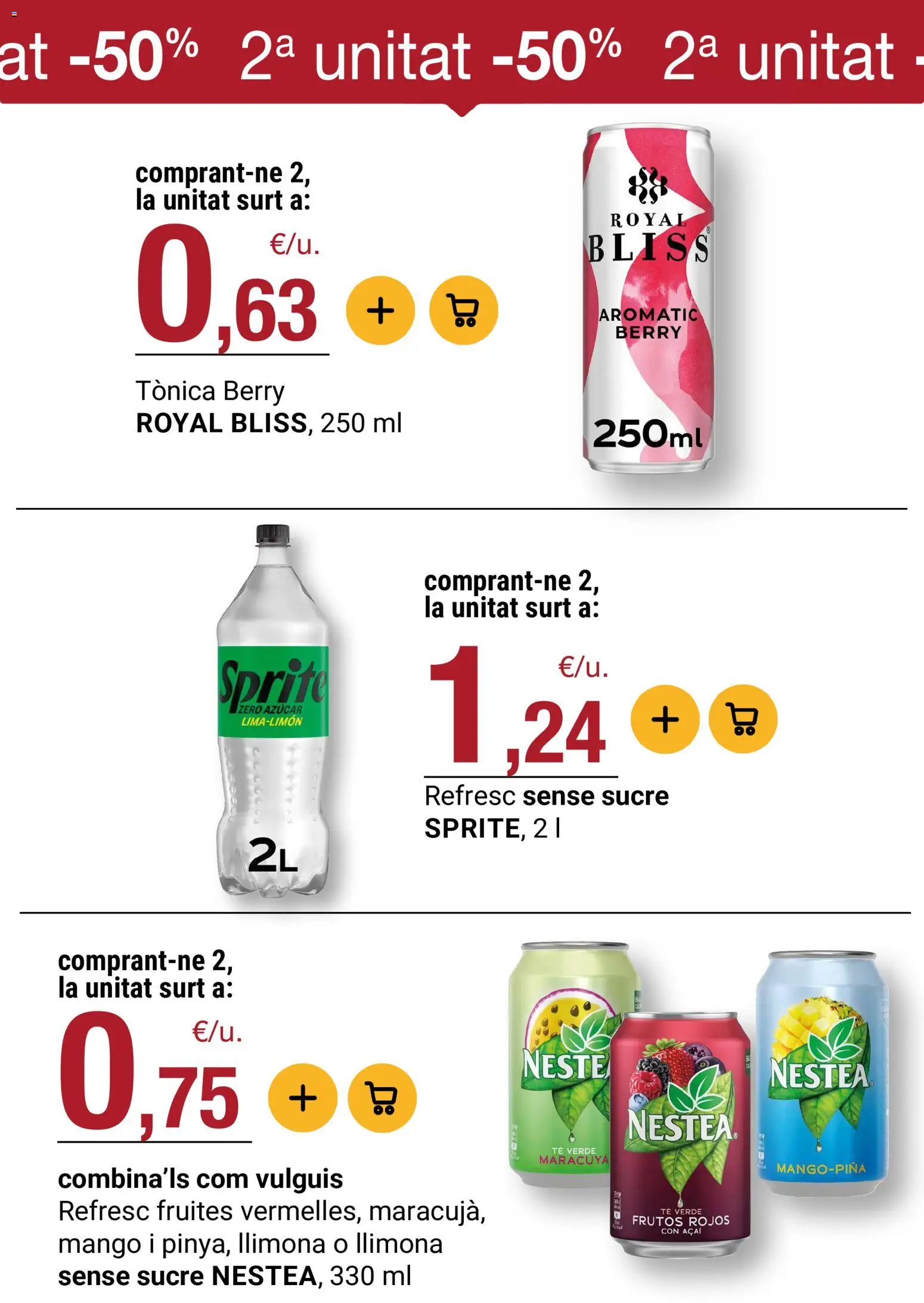 Bonpreu folleto │ válido desde el 25/08/2026 | Página: 74 | Productos: Té verde, Tónica, Mango, Azúcar