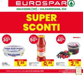 Anteprima del volantino Eurospar volantino Malcesine valido a partire dal 03/09/2026
