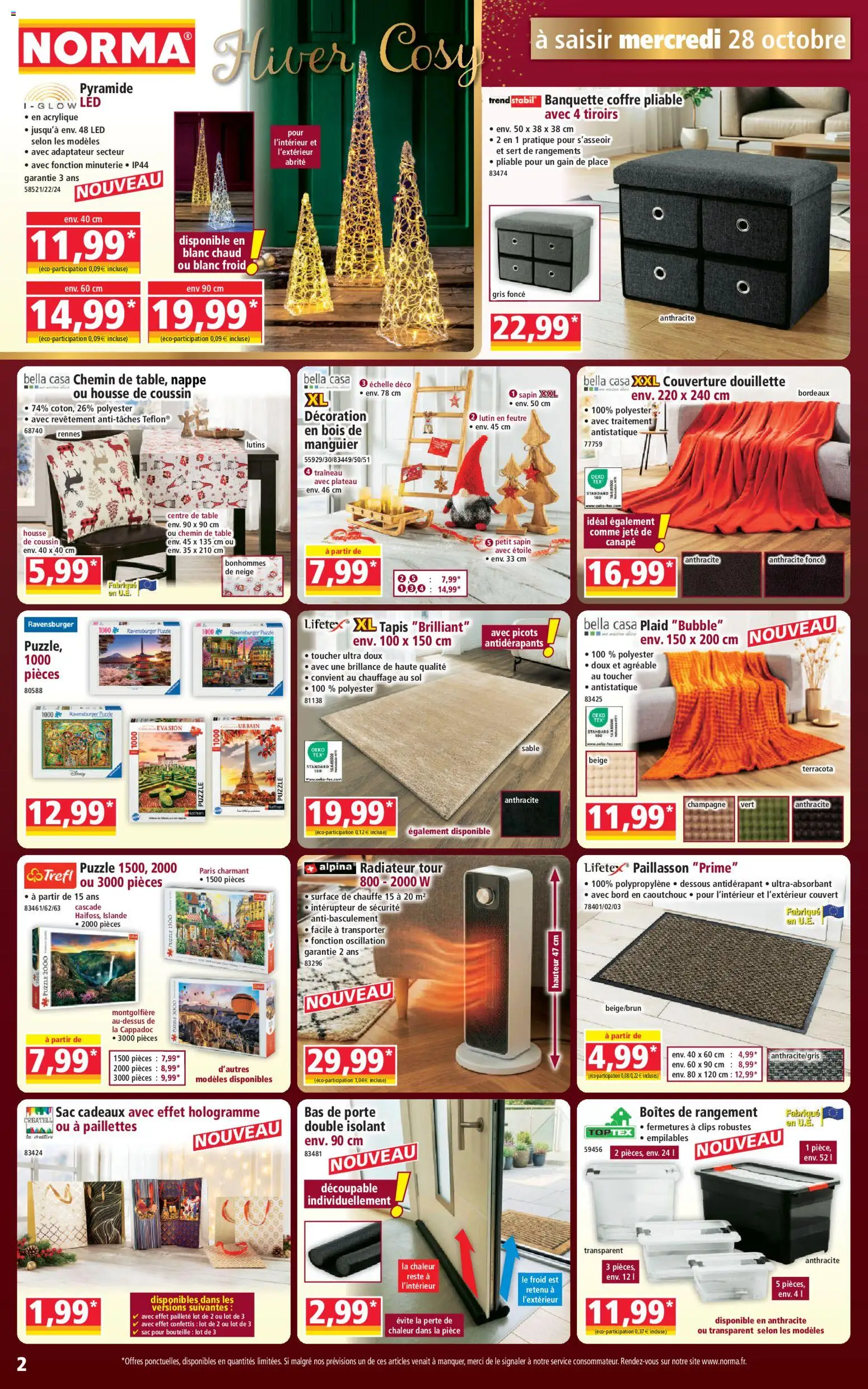{H1} | Page: 2 | Produits: Plateau, Plaid, Canapé, Bouteille