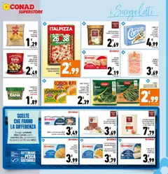 Anteprima del volantino FILETTI DI MERLUZZO D'ALASKA GRATINATO CONAD pomodoro e basilico limone e prezzemolo 400g, FILETTI DI MERLUZZO D'ALASKA GRATINATO CONAD pomodoro e basilico limone e prezzemolo 400g valido a partire dal 07/10/2026 | Pagina: 13 | Prodotti: Nuggets, Pesca, Basilico, Nasello