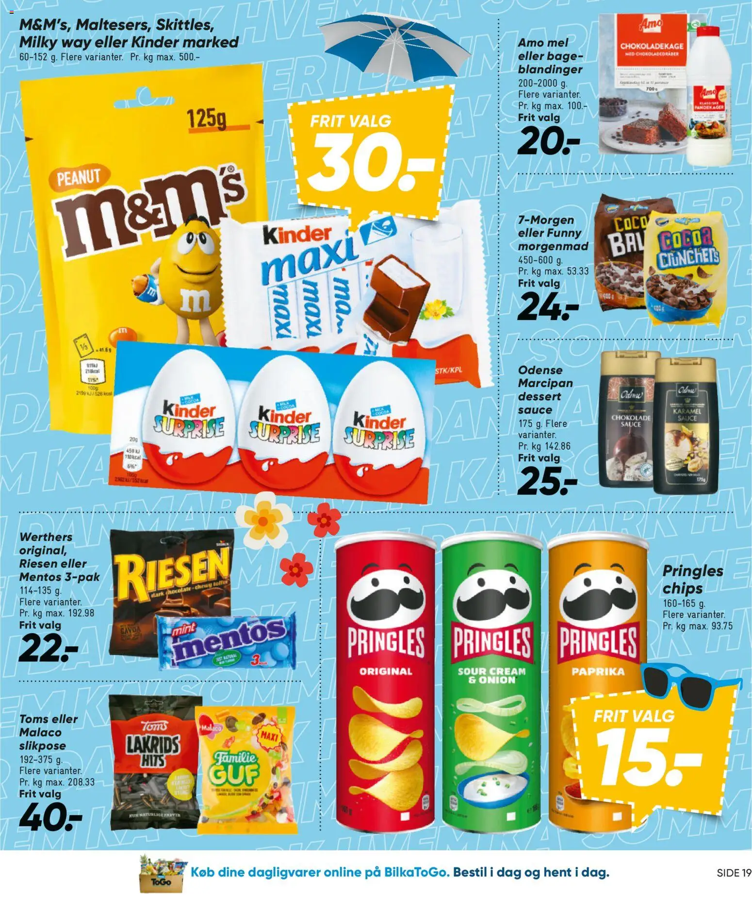 Bilka tilbudsavis – gyldig fra 17/07/2026 | Side: 26 | Produkter: Chokoladekage, Chips, Mel, Paprika