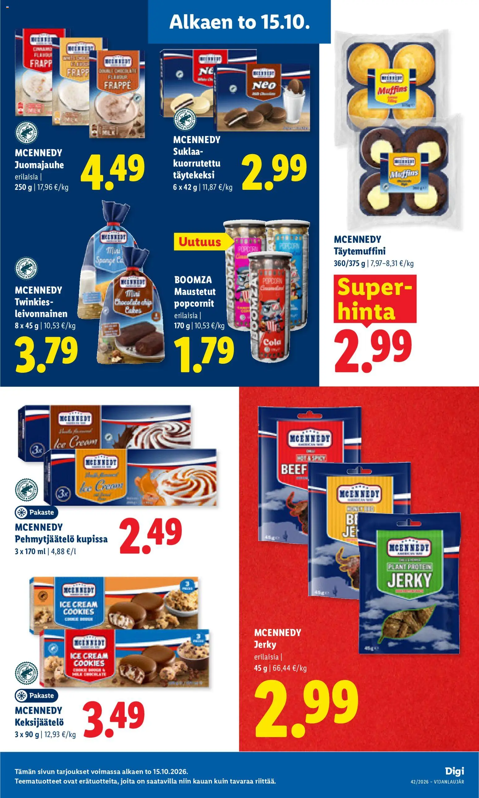 Lidl tarjoukset Helsinki – voimassa 15/10/2026 alkaen | Sivu: 11
