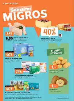 Migros aktionen FR ab 01.10.2026 gültig