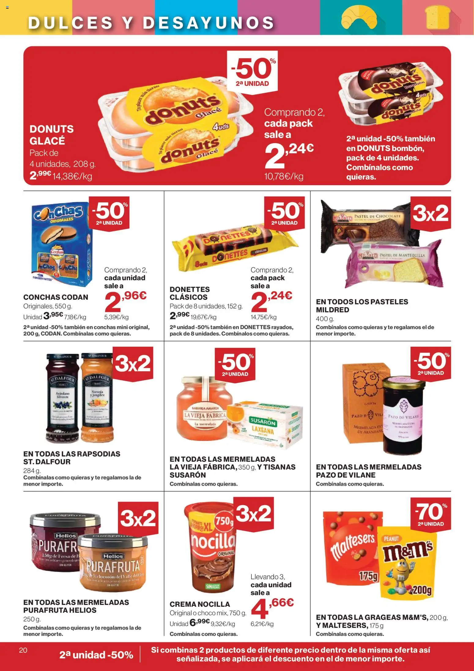 El Corte Inglés ofertas │ válido desde el 26/08/2026 | Página: 20 | Productos: Jengibre, Chocolate, Dulces, Mantequilla
