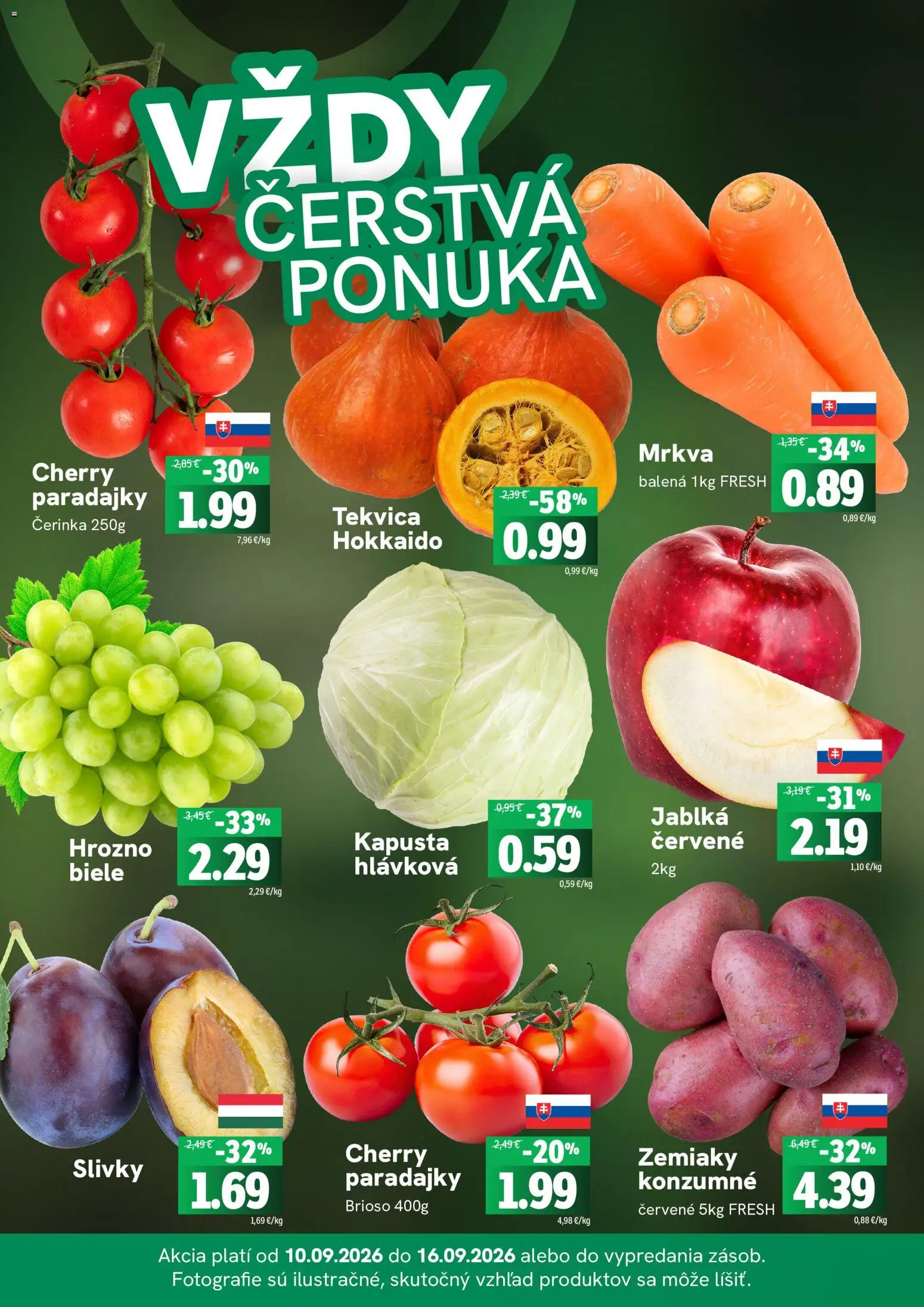 Nové Fresh akcie – leták je platný od 10.09.2026 | Strana: 3