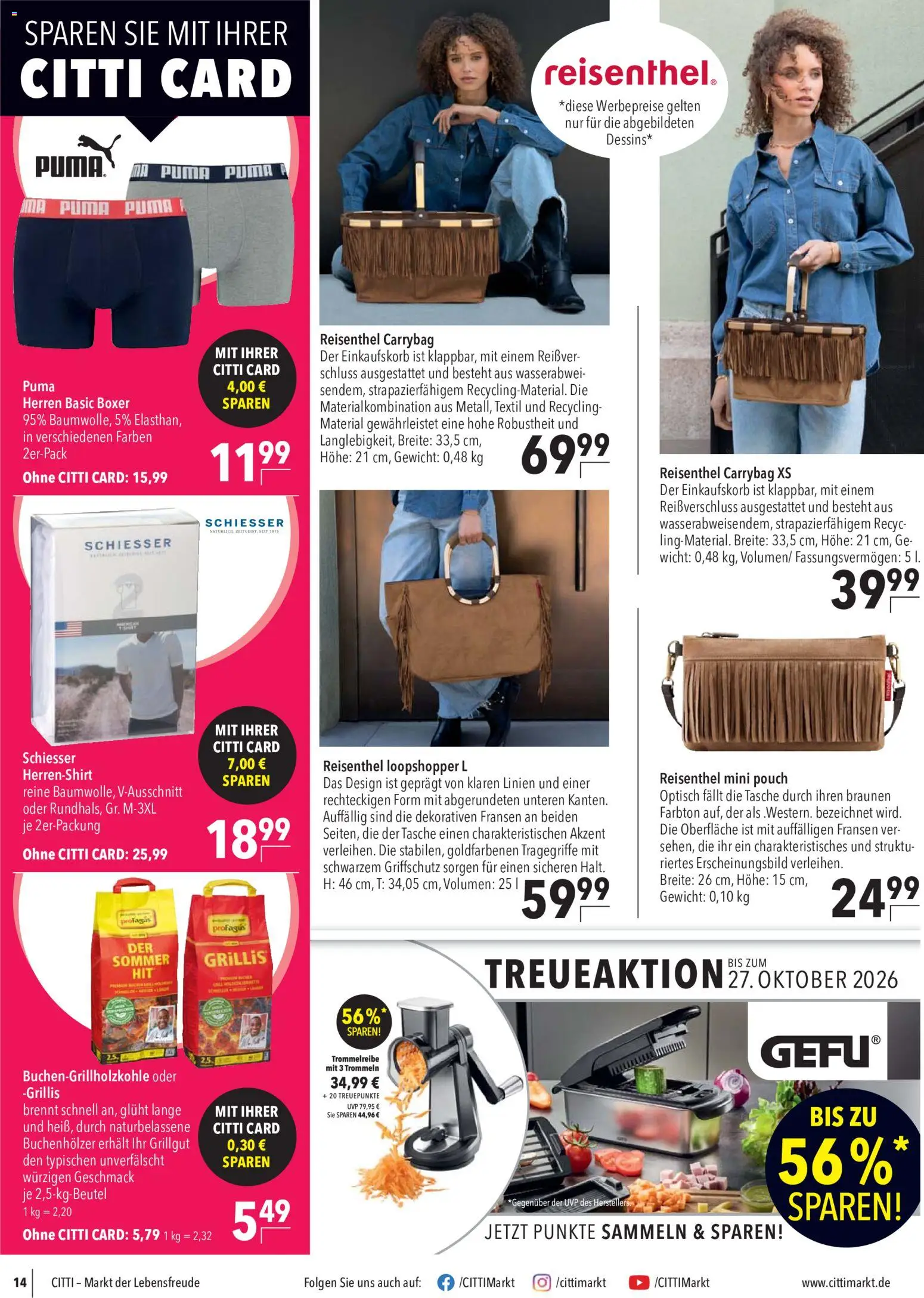 CITTI Markt Prospekt – gültig ab 22.07.2026 | Seite: 16 | Produkte: Tasche, Gewicht, Boxer