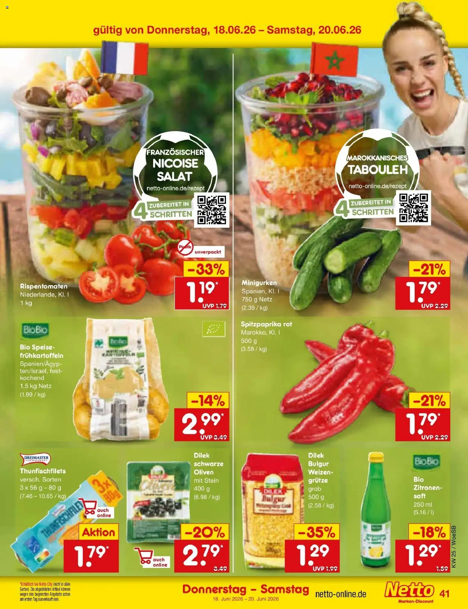 Netto Marken-Discount Prospekt Gemmingen – gültig ab 15.06.2026 | Seite: 53 | Produkte: Salat, Zitronen