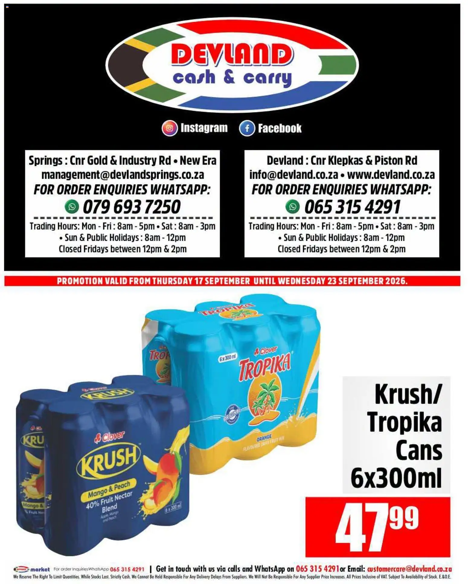 New Devland catalogue – valid from 17/09/2026 | Page: 9 | Products: Fruit, Mango, Peach