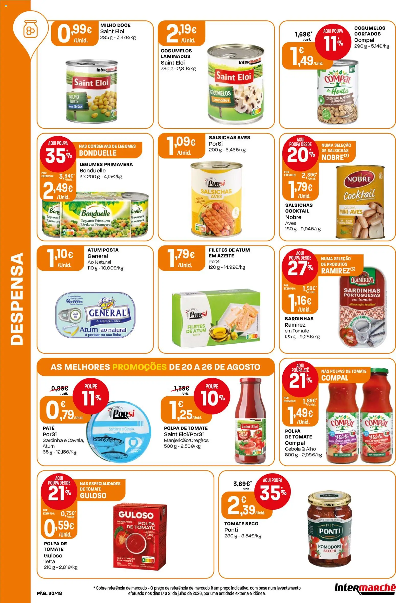 Intermarché folheto │ válido de 20/08/2026 | Página: 30