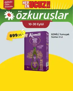10 Eylül 2026 tarihinden itibaren geçerli olan Özkuruşlar kataloğu önizlemesi | Sayfa: 1