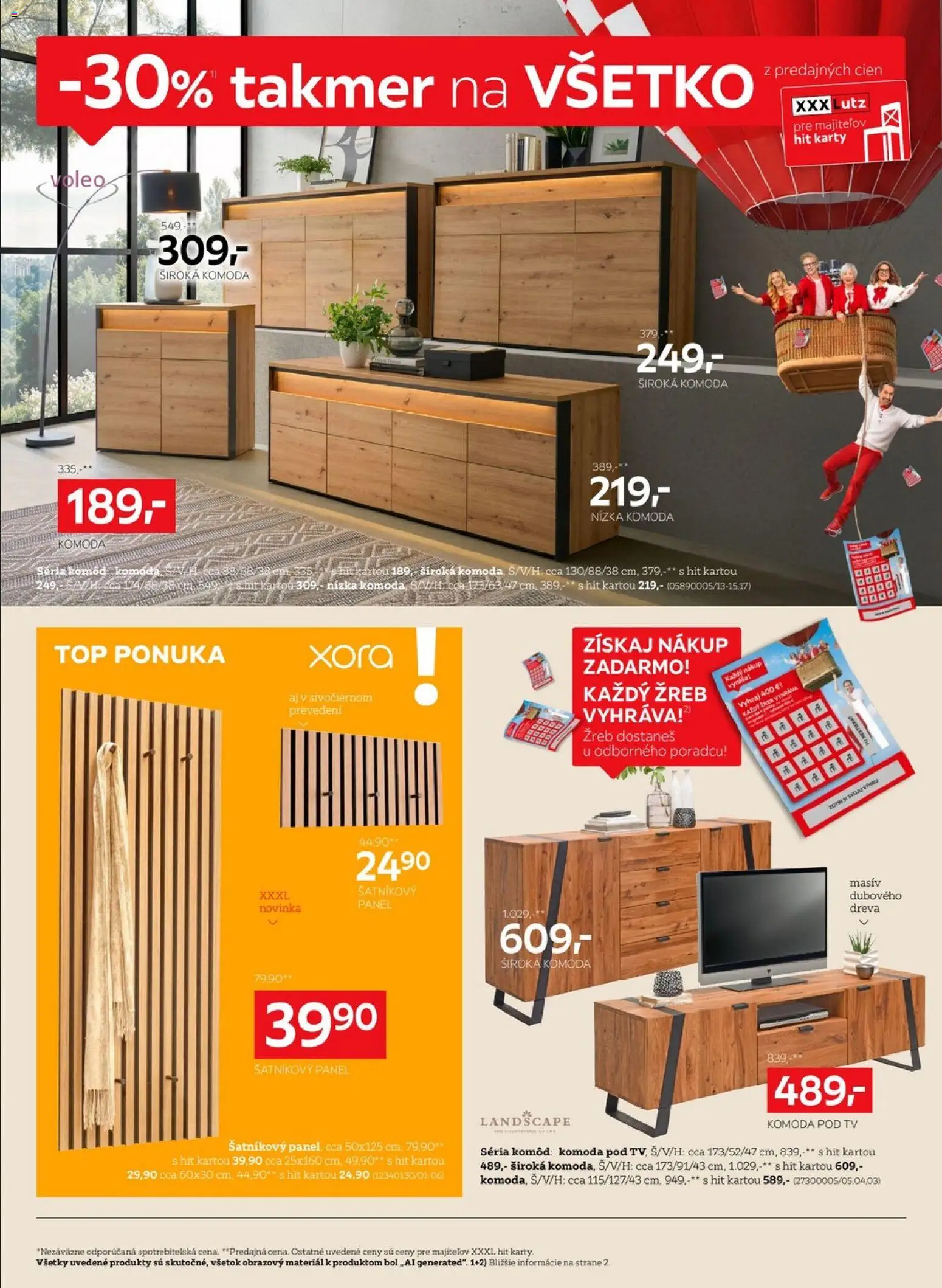 Nové XXXLutz akcie – leták je platný od 14.09.2026 | Strana: 10 | Produkty: Tv, Komoda pod tv, Komoda