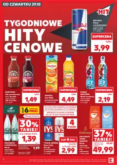 Náhled letáku Kaufland Polsko leták od 29.10.2026 | Strana: 14 | Produkty: Crema, Red Bull, Caffè crema, Energy drink