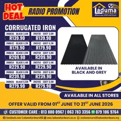 Laduma Hardware specials catalogue – valid from 01.06.2026
