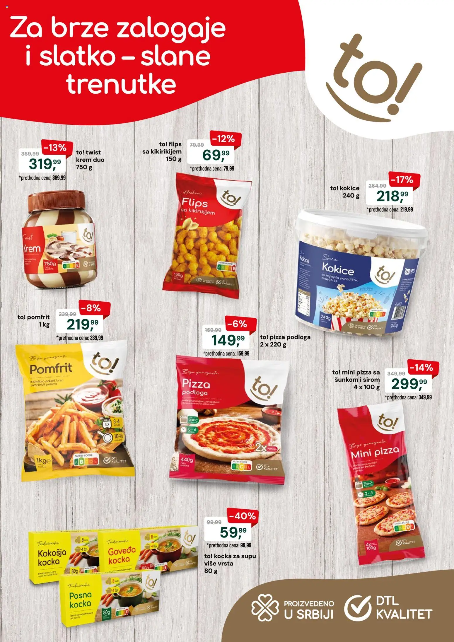 Podunavlje katalog - važi od 09.09.2026 | Strana: 2 | Proizvode: Kokice, Pomfrit, Krem