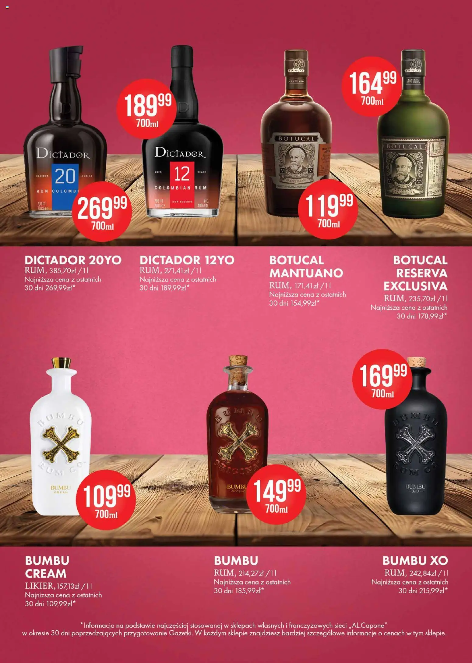 Al.Capone gazetka od 08.06.2026 | Strona: 12 | Produkty: Rum