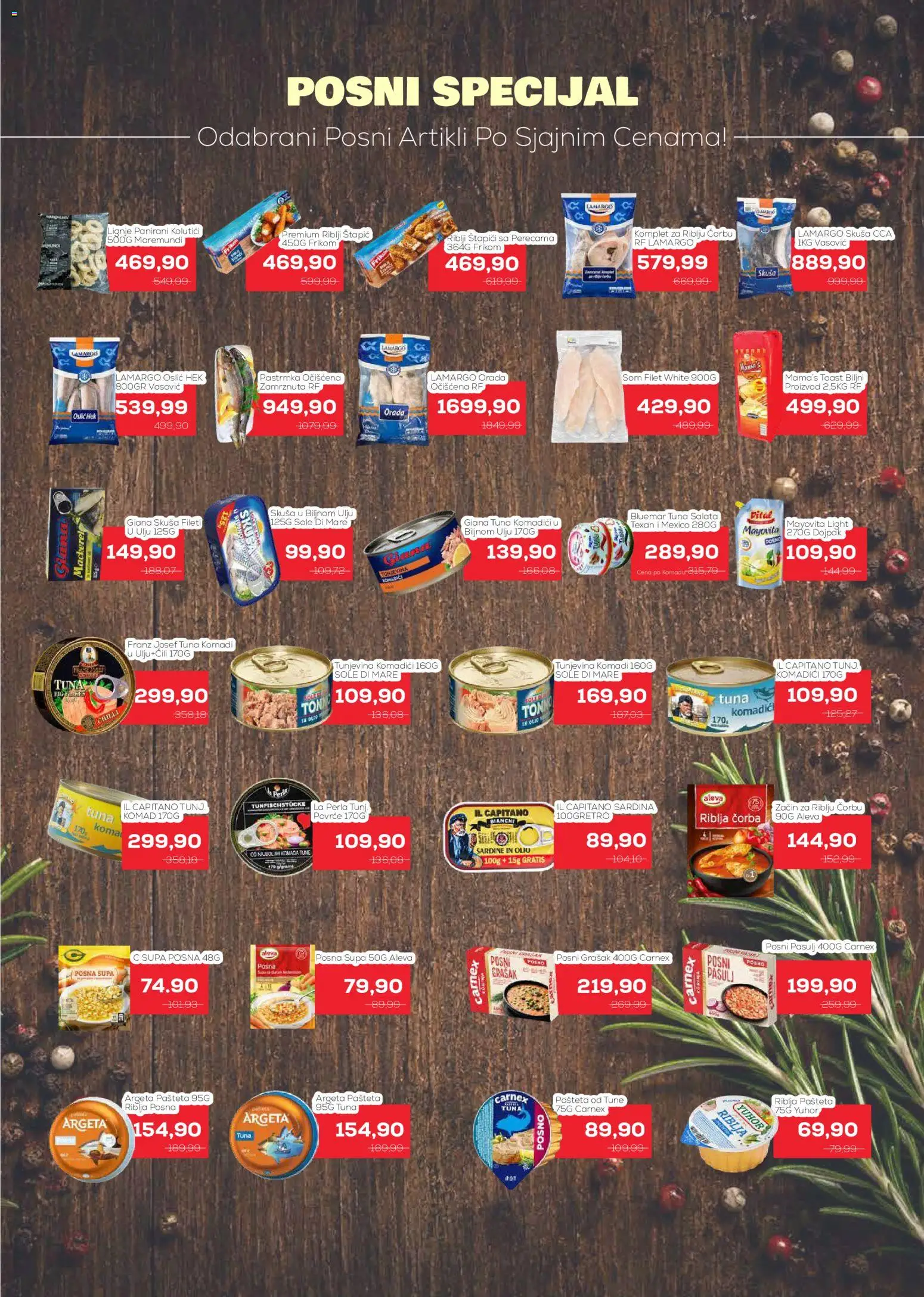 Medius katalog - važi od 11.08.2026 | Strana: 9 | Proizvode: Orada, Salata, Filet, Oslić