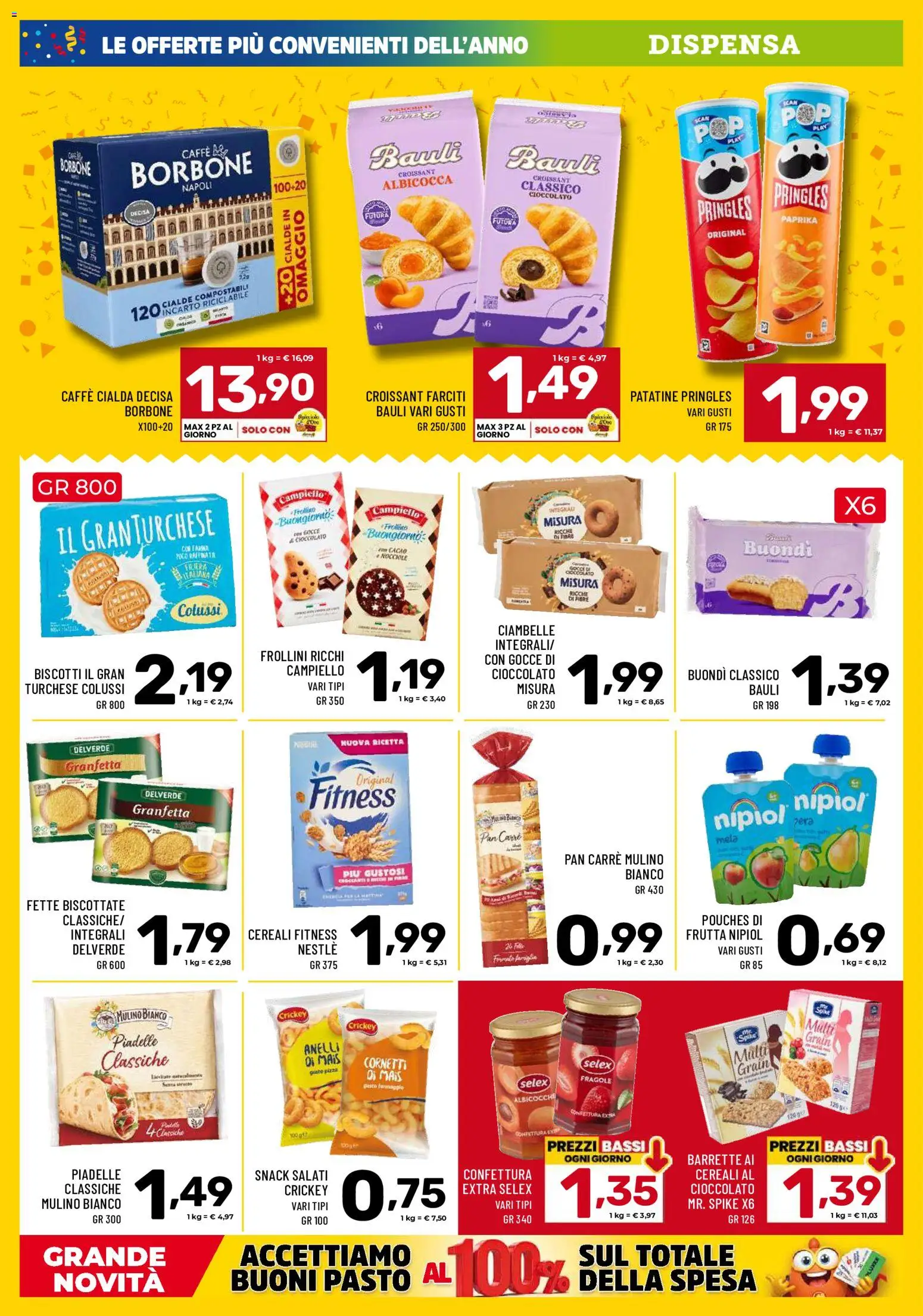 Volantino Il Centesimo del 07/07/2026 | Pagina: 8 | Prodotti: Fragole, Cereali, Mais, Fette biscottate