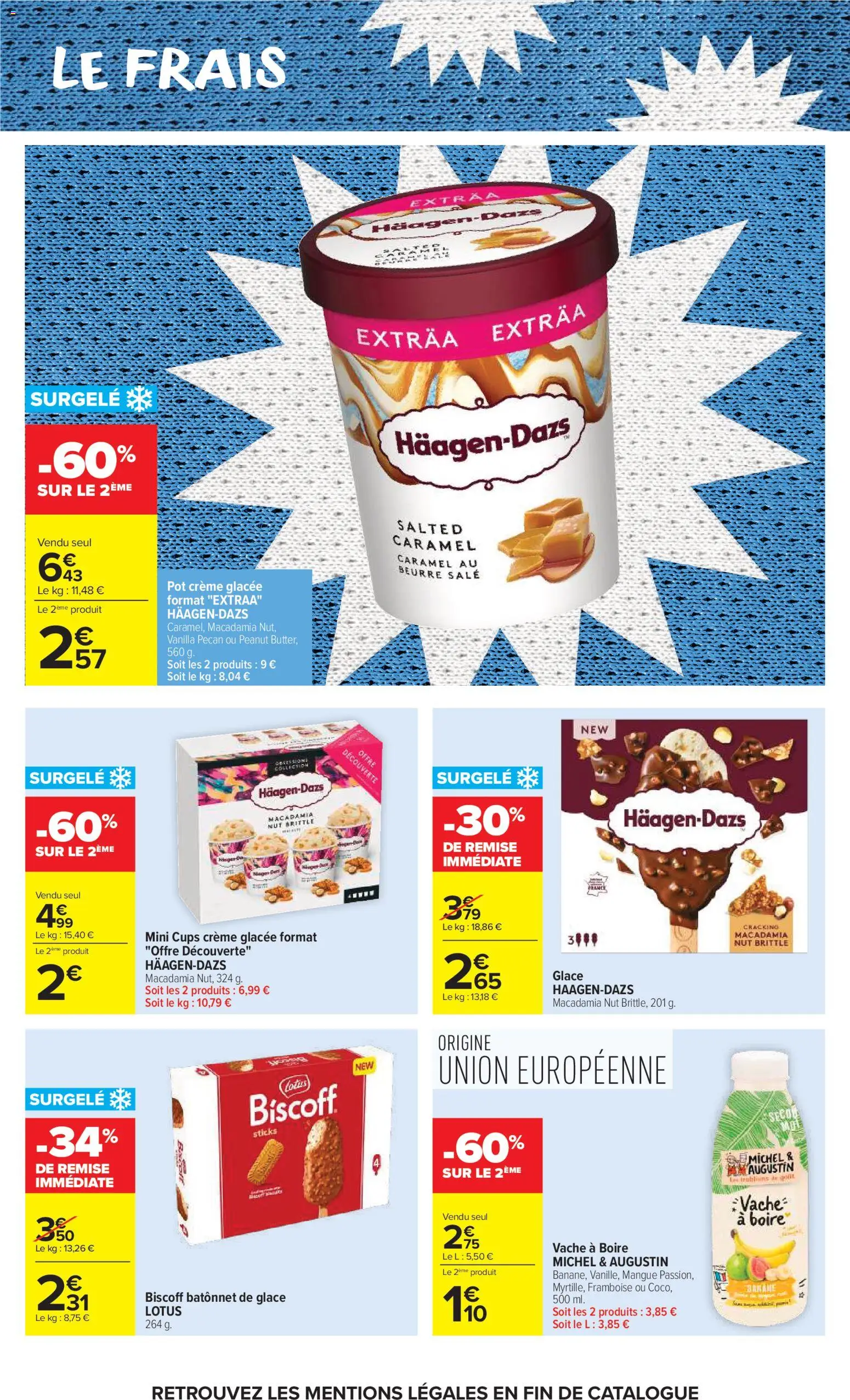{H1} | Page: 27 | Produits: Framboise, Mangue, Banane, Crème