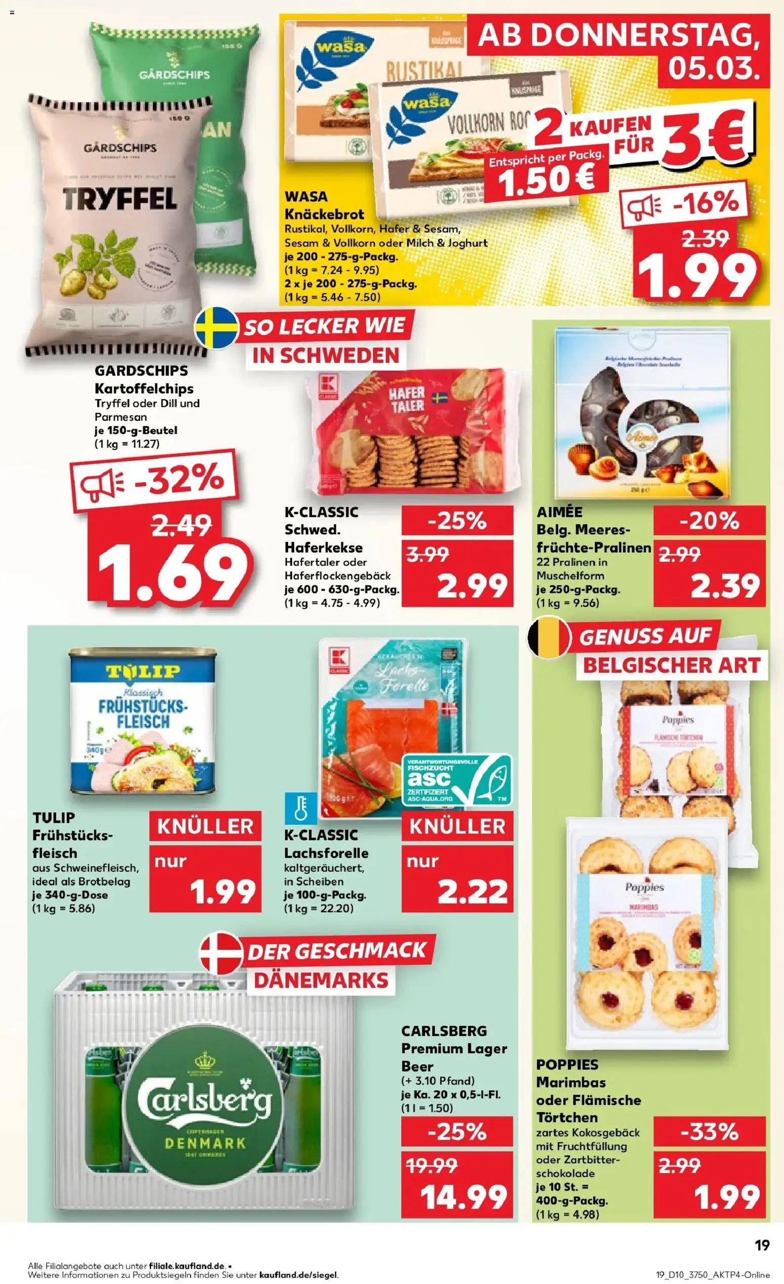 Kaufland Prospekt Lutherstadt Wittenberg	 – gültig ab 02.03.2026 | Seite: 31 | Produkte: Carlsberg, Milch, Schokolade, Dill