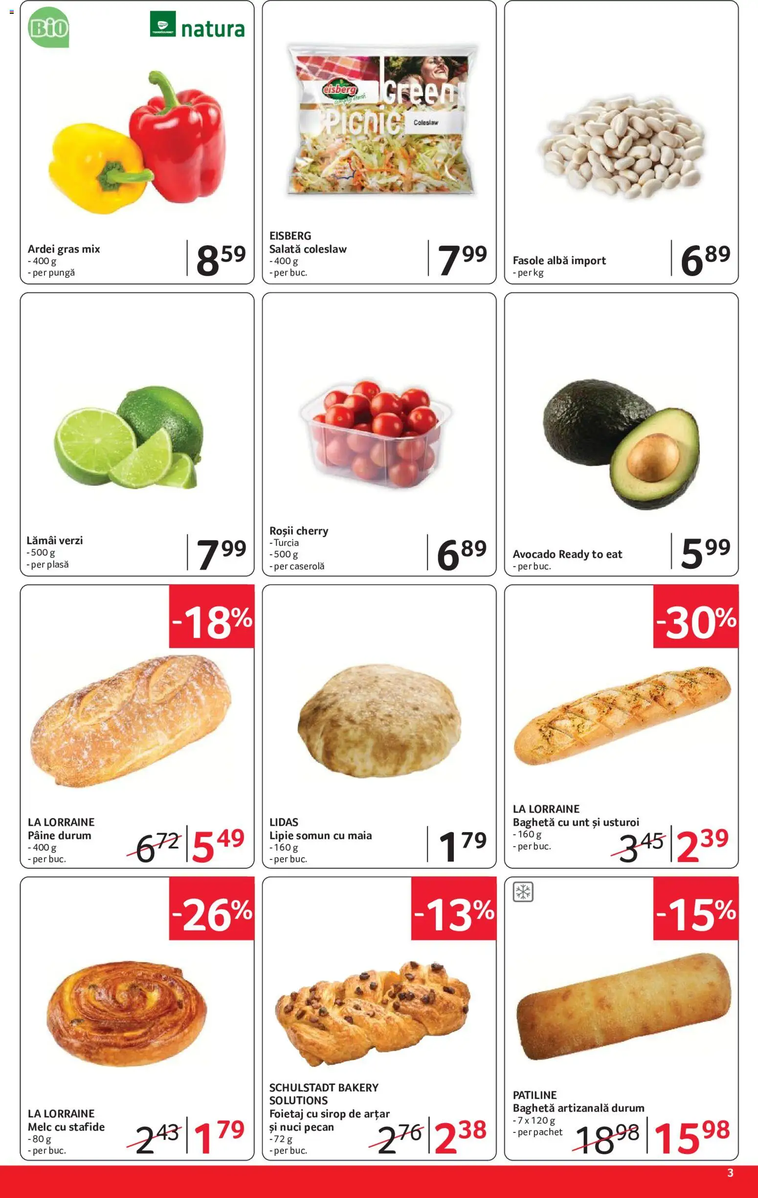 Noul catalog Selgros – valabil de la 26.06.2026 | Pagină: 3 | Produse: Ardei, Sirop de arțar, Avocado, Usturoi